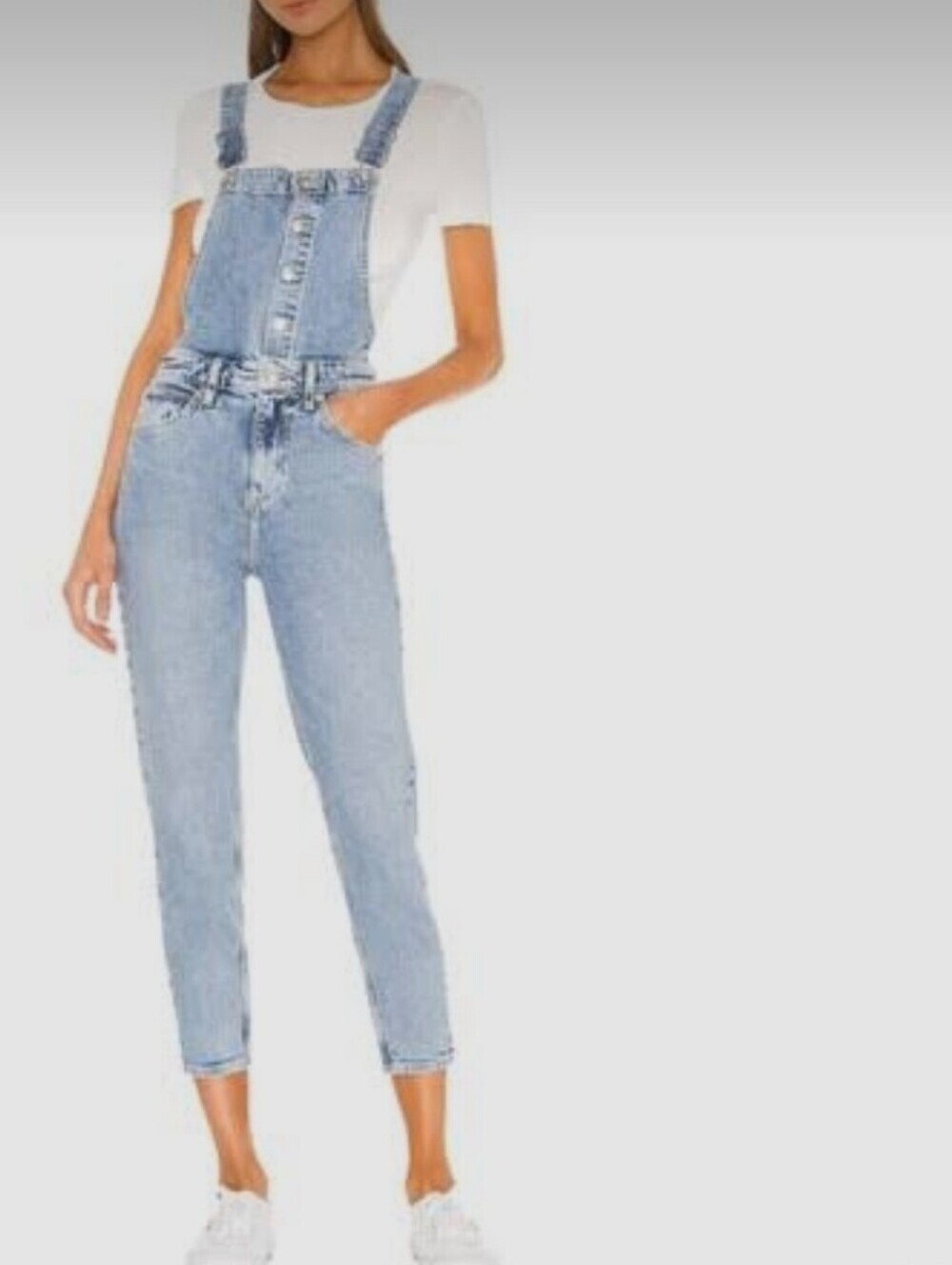 We The Free Shelby Denim Overalls Size 28